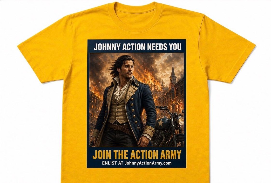 Yellow round-neck merchandise